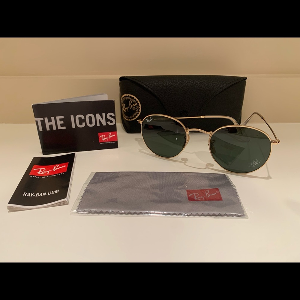 Ray-Ban Round Metal Sunglasses RB3447